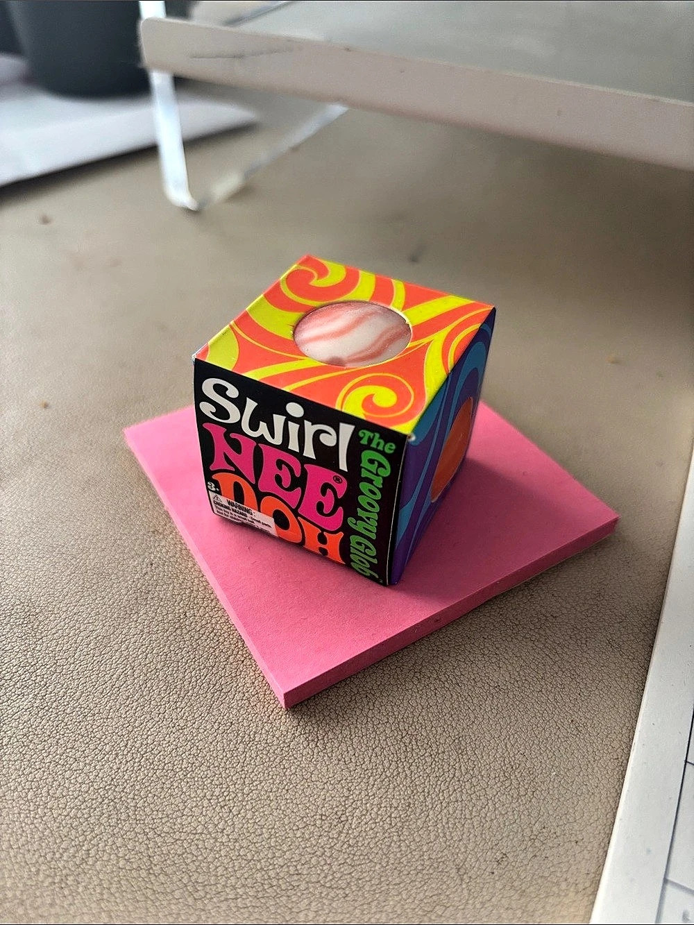Swirl N' Mix The Gooey Gloop Boxed Sensory Toy Pink & Green NWT